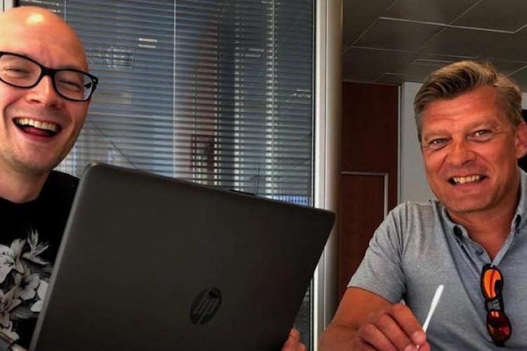 Erno Bergman ja Kim Lehtola