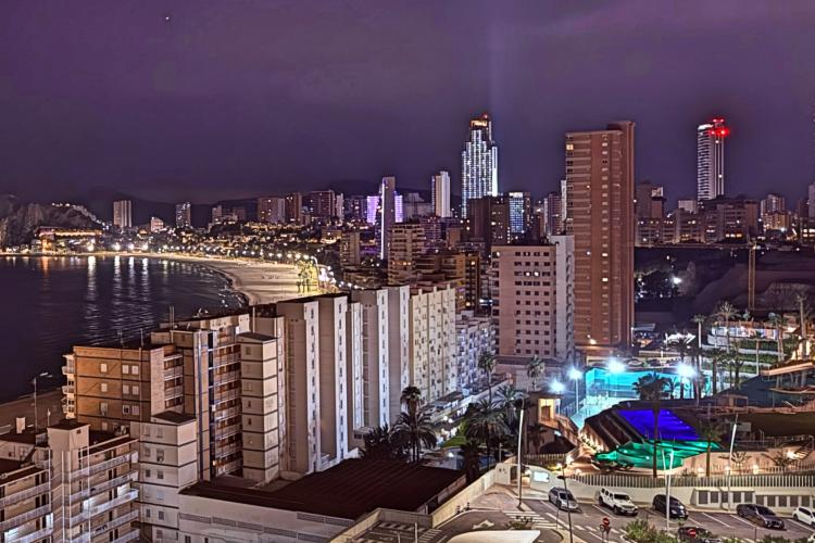 Benidorm by night
